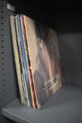A small selection of LP records, to include, Rod Stewart, Elvis Presley.