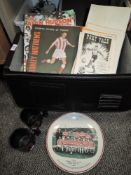 A selection of Stoke city football club memorabilia and similar football ephemera