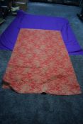 A Victorian paisley quilt having hand stitching ,some wear in places.