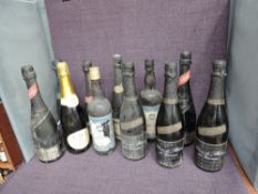 Eleven bottles of Sparkling Wine and Sherry from around the world, Henkell Trocken x2, 75cl, 11.5%