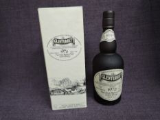 A bottle of Pure Single Highland Malt Scotch Whisky, The Glenturret, distilled in 1976, bottled in
