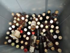 A collection of approx eighty Whisky Miniatures, mostly blends including Tobermory, Heather, Glen