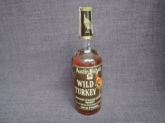 A 1980's/1990's bottle of Austin Nichols Wild Turkey Kentucky Straight Bourbon Whisky, 86.8 proof,