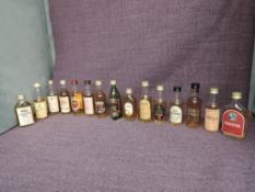 Fifteen Distillery Own Bottling Whisky Miniatures, Glenfarclas 8 Year Old, Glengoyne 10 Year Old,