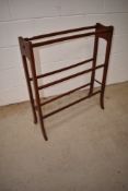 A 19th Century stained frame towel rail