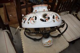 A continental style ceramic ceiling light fitting