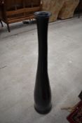 A modern glazed ceramic floor vase, height approx. 100cm