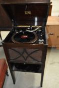An early 20th Century HMV gramophone