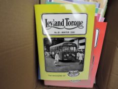 A box of The Leyland Society Magazine, Leyland Torque, mainly 2000 onwards