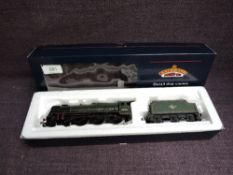 A Bachmann 00 gauge 4-6-0 BR Loco & Tender, Seaforth Highlanders 46108, renamed and renumbered,