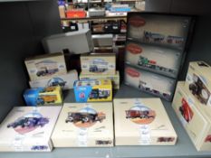Fourteen Corgi Classics, Vintage Glory and similar diecast Wagons, all boxed