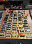 A collection of 68 modern Matchbox Bonus, Superfast and similar diecasts, all boxed