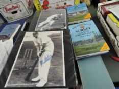 Five folders containing Surrey, Yorkshire, Glamorgan, Notts, Warwickshire, Leics, Kent and Middlesex