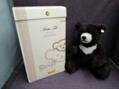 A modern Steiff limited edition Moon Ted 662423 216/2000, with white tag and button, boxed 40cm