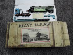 A Corgi 1:50 scale Limited Edition Heavy Haulage diecast set, DAF XF Super Cab King Trailer &