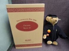 A modern Steiff limited edition Bear, Germany Bear 1998, Fisher, beige 35, white tag 670114, with