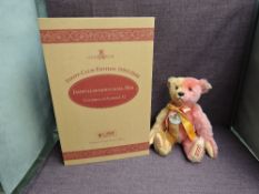 A modern Steiff limited edition Bear, Steiff Club Edition 1999/2000 Teddy Bear, golden brown/dusky
