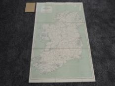 A Railway Clearing House Folded Map, Ireland, 1912