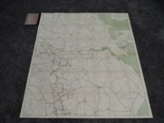 A Railway Clearing House Folded Map, Yorkshire District 1936