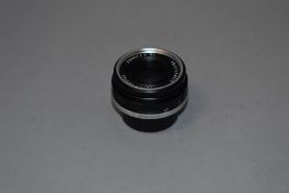A Voigtlander Color-Skopar 35mm lens with Lieca mount