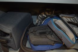 A selection of camera bags and cases