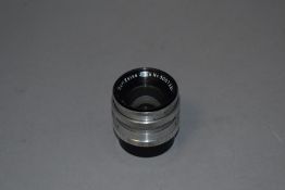 A Carl Zeiss Jena Sonnar 5cm with Lieca mount No3007230