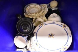 A selection of ceramics including Denby coffee pot