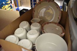 A selection of ceramics including a part tea service