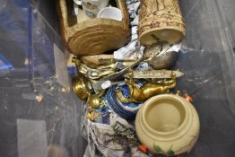 A selection of ceramics and similar including Arthur Wood biscuit barrell