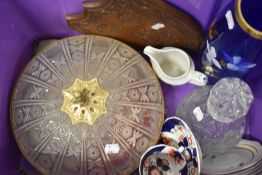 A selection of ceramics and glass wares including decanter