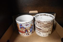 Two Yorkshire related large mugs
