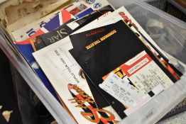 A selection of theatre and music hall tickets programmes and brochures