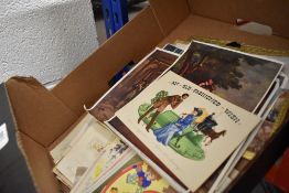 A selection of vintage and antique celebration cards