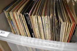 A selection of vinyl records and albums