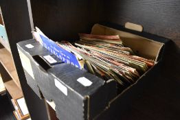 A selection of 45rpm vinyl records