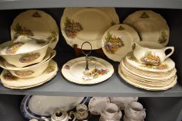 A selection of Alfred Meakin Cottage pattern dinner wares, to include tureens,