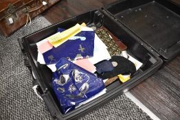 A vintage leather travel case af and similar.