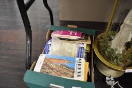 A good quantity of maps and travel brochures.