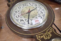 A circa 1970s Italian made wall mounted barometer.