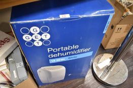 A 16 litre portable dehumidifier.