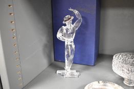A crystal glass Swarovski figure study of a Flamenco dancer 'The Magic of Dance' having box