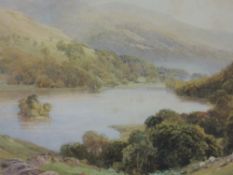 A watercolour, Sutton Palmer, Rydal Water, signed, 35 x 52cm, plus frame and glazed