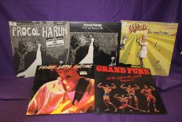 A mixed lot with Procol Harum - no poster I am sorry to say , Zappa , Genesis and Grand Funk