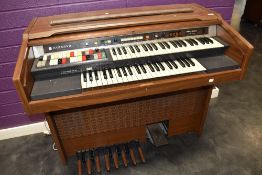 A vintage Hammond Organ