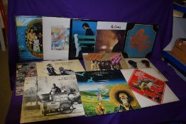 A job lot of twelve albums - rock , pop and more