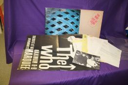 A lot of two albums by the Who - the Live at Leeds contains 12 inners including the poster