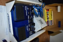 A Digi-Tech Jam Man Looper/Phrase Sampler, boxed, with power supply, appears to have no or very