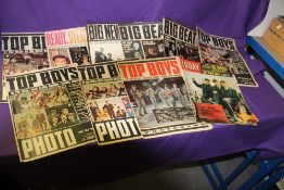 A lot of Big Beat magazines - with the rare Top Boys title and a copy of Ready Steady Go and Today -
