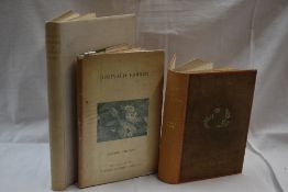 Reginald Farrer. A small selection. Includes; Alpines and Bog-Plants. London: 1908, with ALS; Cox,