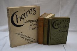 Palmistry. A small selection. Includes; Cheiro. (4)